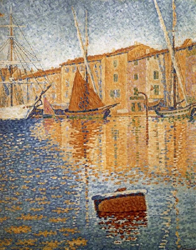 Red buoy, Paul Signac